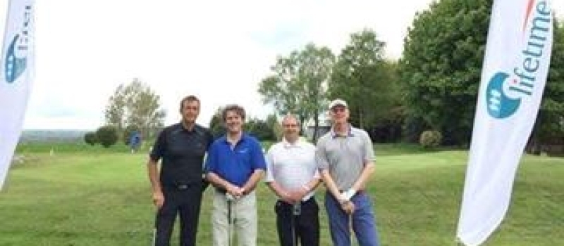 Lifetime-sponsored charity golf day raises £6,000 for Barnsley Hospice