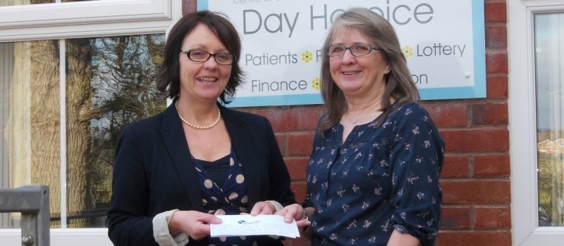 Margaret helps Lifetime show ‘personal touch’ by delivering referral scheme cheque